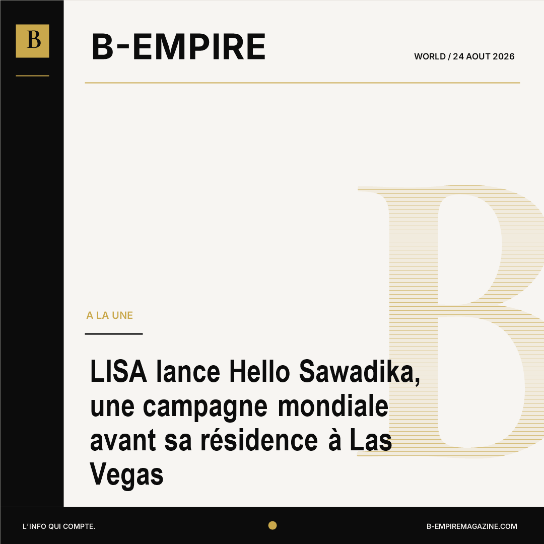 LISA lance Hello Sawadika, une campagne mondiale avant sa résidence à Las Vegas