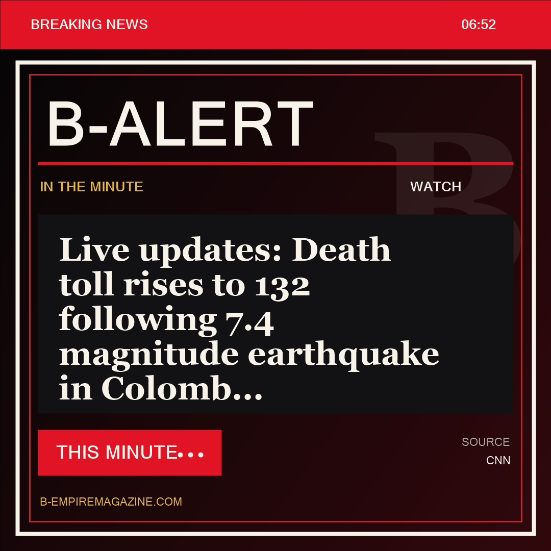 Live updates: Death toll rises to 132 following 7.4 magnitude earthquake in Colomb - B-Alert