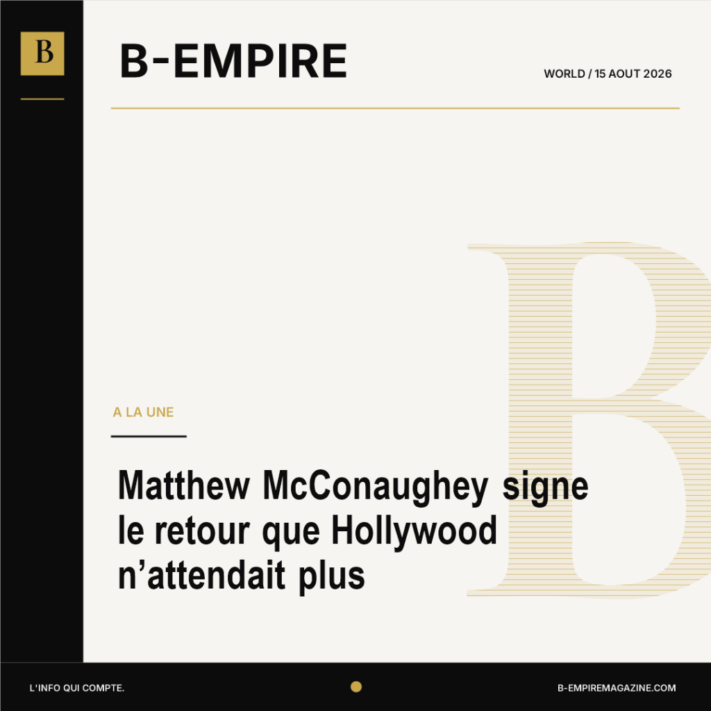 Matthew McConaughey signe le retour que Hollywood n’attendait plus
