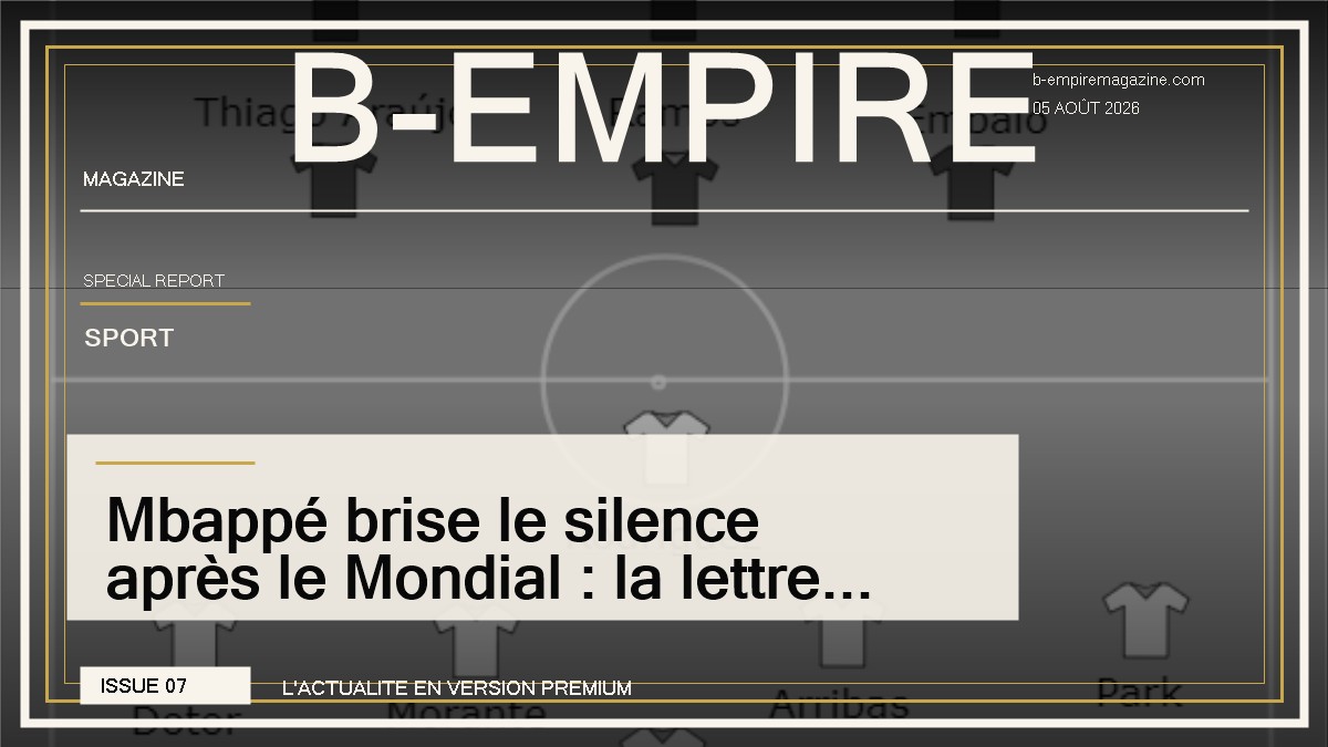 Mbappé brise le silence après le Mondial : la lettre qui touche toute la France