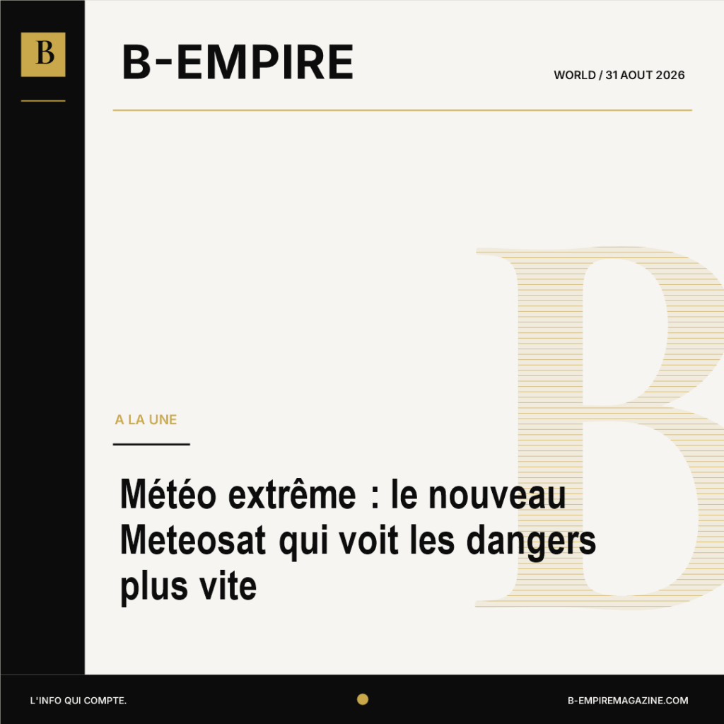 Météo extrême : le nouveau Meteosat qui voit les dangers plus vite