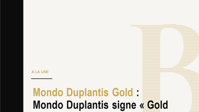 Mondo Duplantis Gold : Mondo Duplantis signe « Gold », hymne du premier Ultimate
