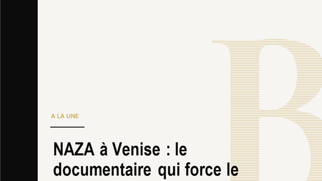 NAZA à Venise : le documentaire qui force le cinéma à regarder Gaza