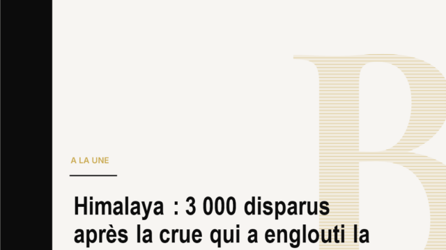 Himalaya : 3 000 disparus après la crue qui a englouti la frontière Népal-Tibet
