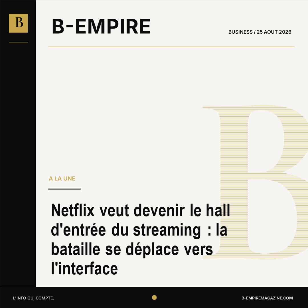 Netflix veut devenir le hall d'entrée du streaming : la bataille se déplace vers l'interface