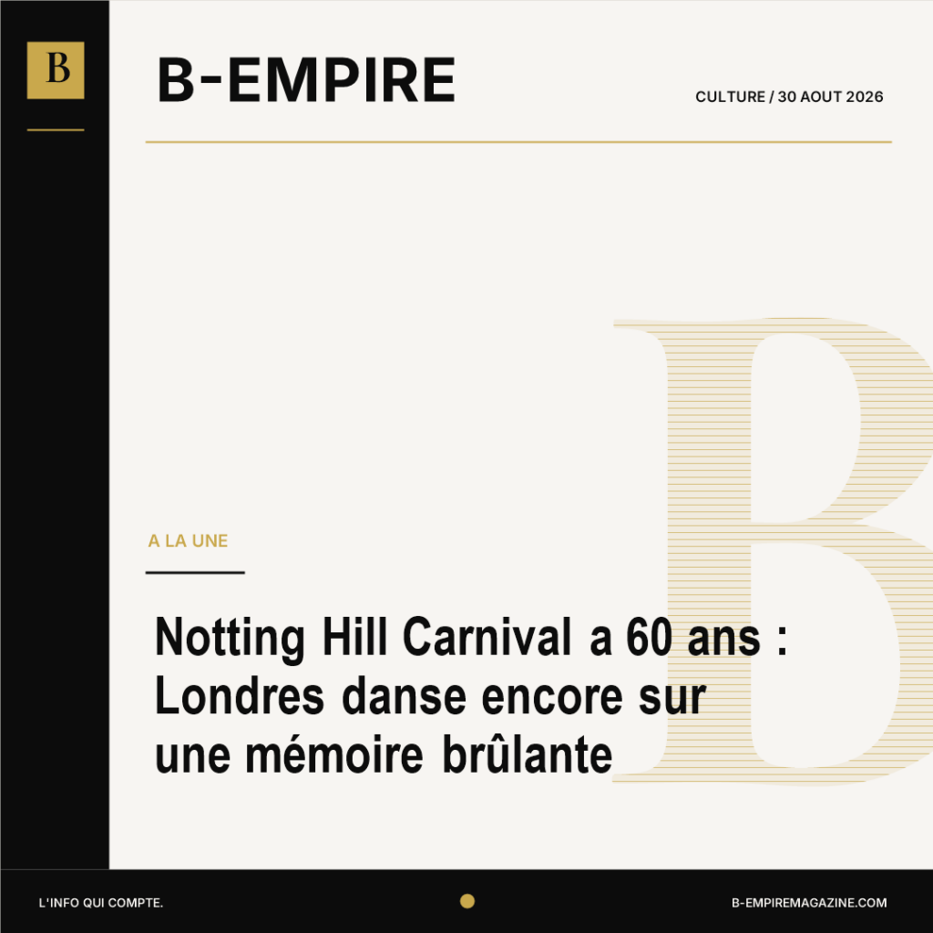 Notting Hill Carnival a 60 ans : Londres danse encore sur une mémoire brûlante