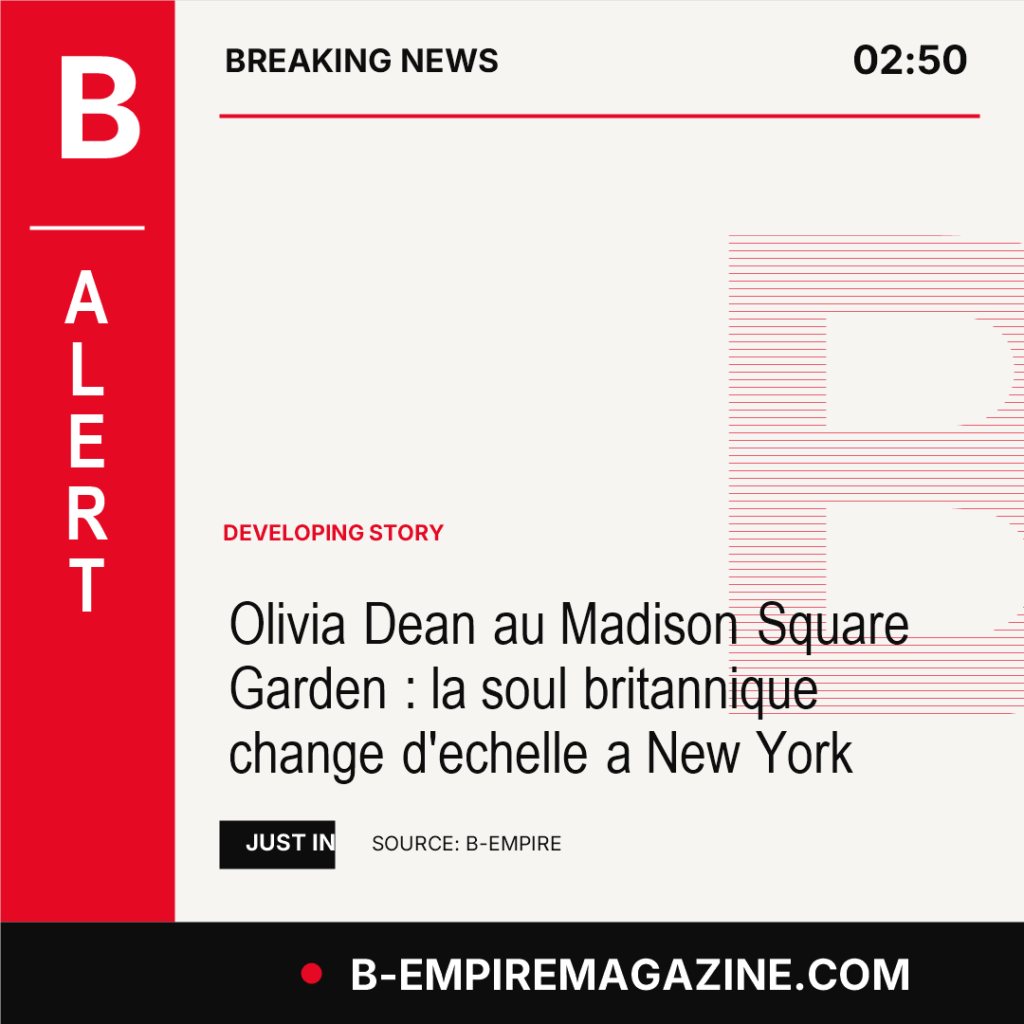 Olivia Dean au Madison Square Garden : la soul britannique change d'echelle a New York