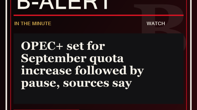 OPEC+ set for September quota increase followed by pause, sources say - B-Alert