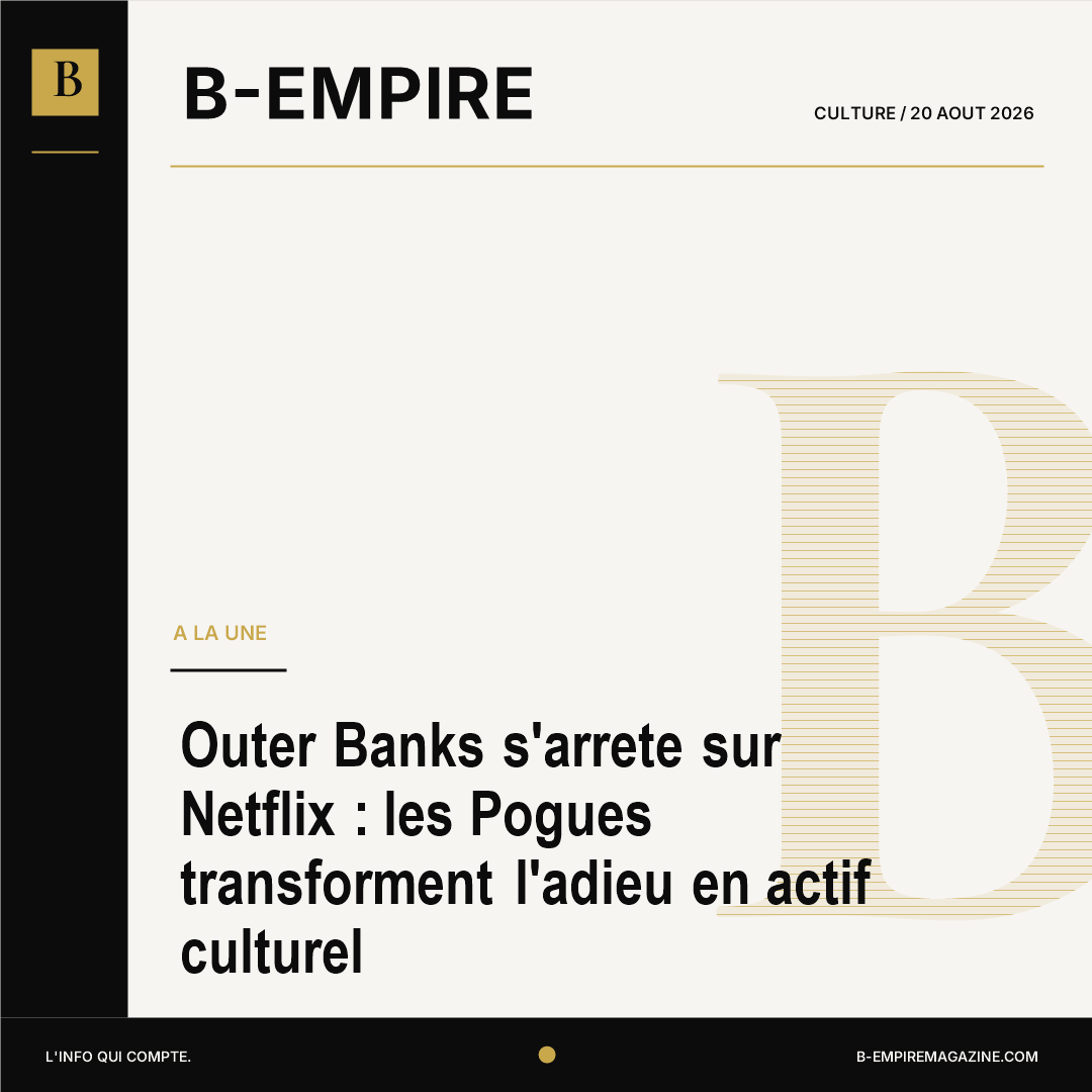 Outer Banks s'arrete sur Netflix : les Pogues transforment l'adieu en actif culturel