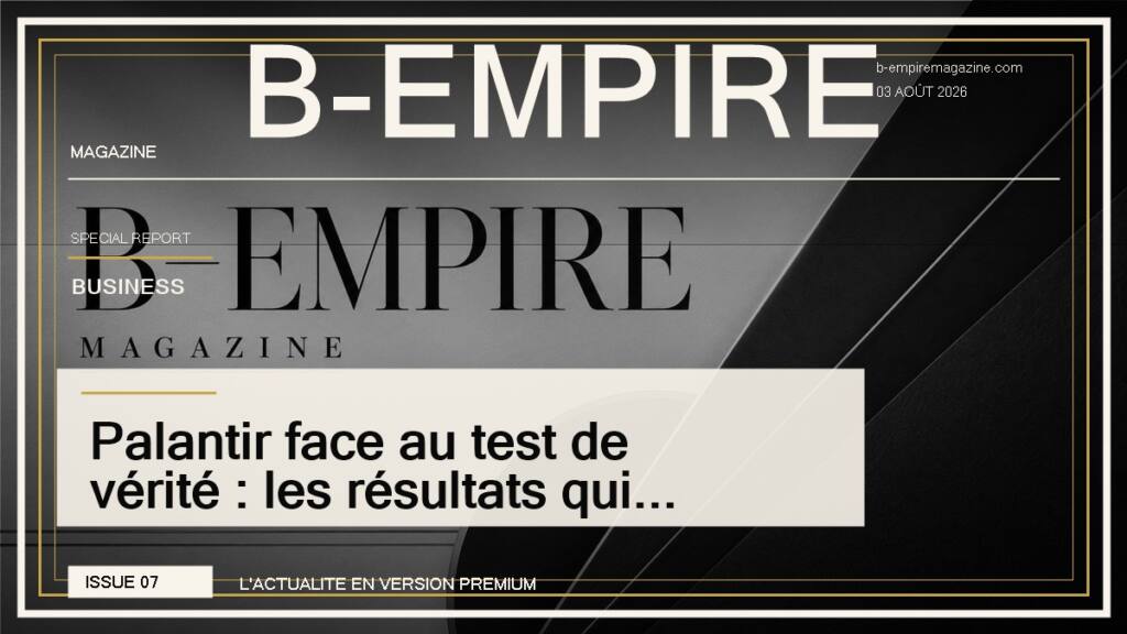 Palantir face au test de vérité : les résultats qui peuvent secouer l’IA mondiale