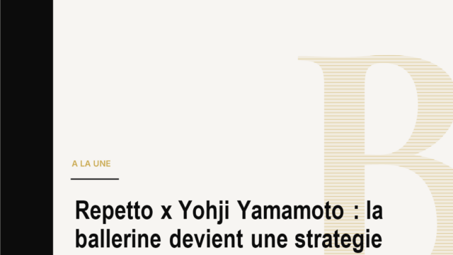 Repetto x Yohji Yamamoto : la ballerine devient une strategie de luxe