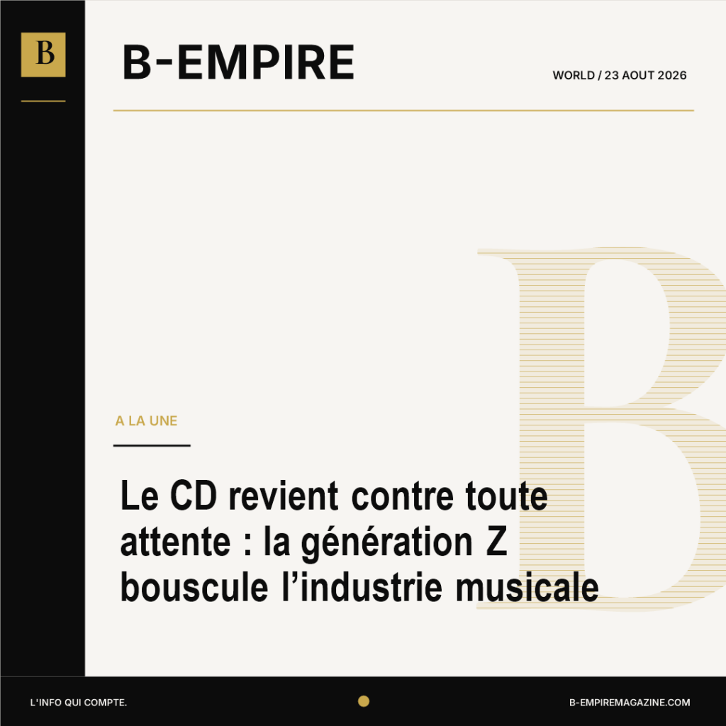 Le CD revient contre toute attente : la génération Z bouscule l’industrie musicale