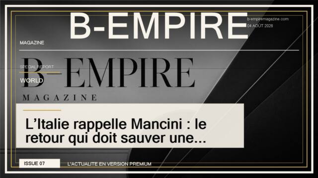 L’Italie rappelle Mancini : le retour qui doit sauver une nation du football en plein chaos