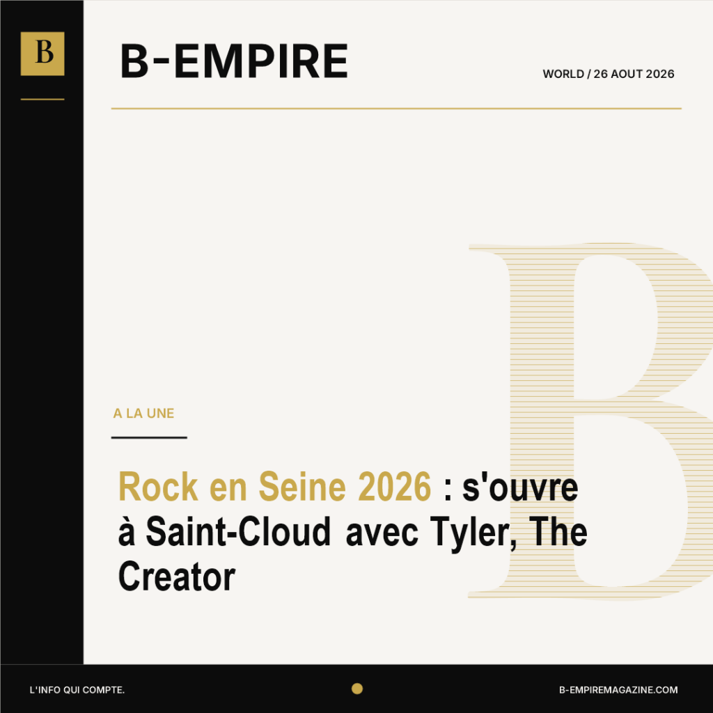 Rock en Seine 2026 : s'ouvre à Saint-Cloud avec Tyler, The Creator