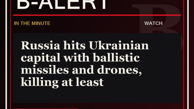 Russia hits Ukrainian capital with ballistic missiles and drones, killing at least - B-Alert