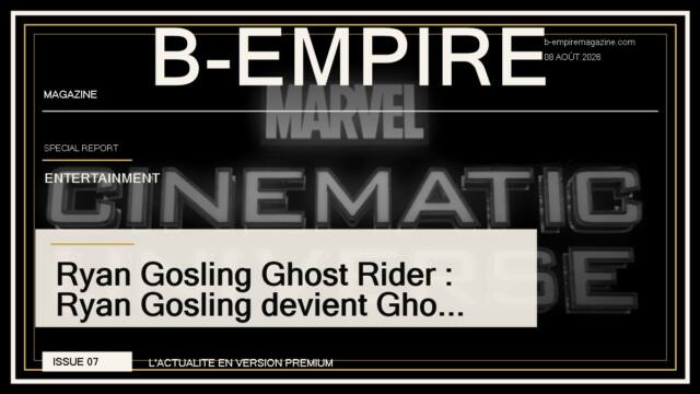 Ryan Gosling Ghost Rider : Ryan Gosling devient Ghost Rider et David Jonsson reprend l’héritage