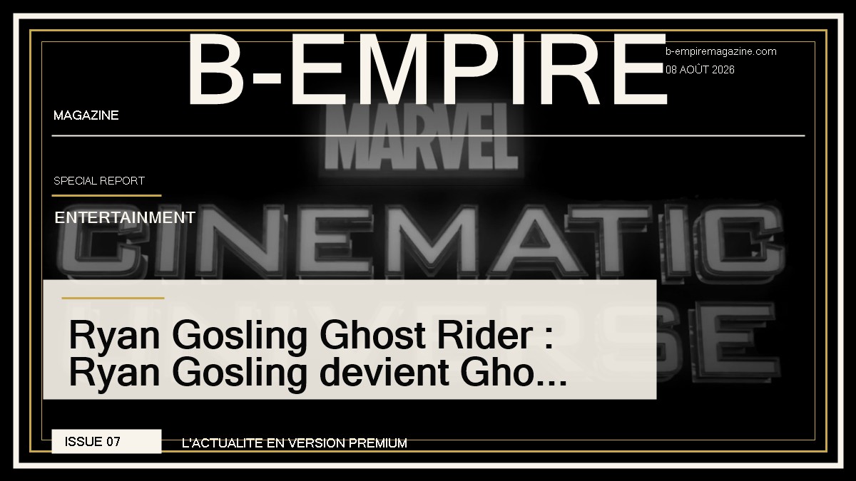 Ryan Gosling Ghost Rider : Ryan Gosling devient Ghost Rider et David Jonsson reprend l’héritage