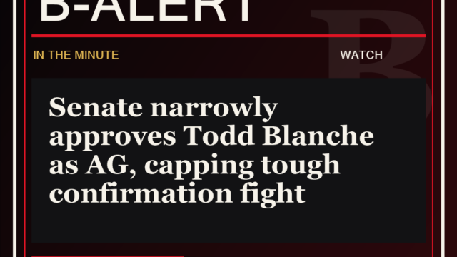 Senate narrowly approves Todd Blanche as AG, capping tough confirmation fight - B-Alert