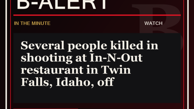 Several people killed in shooting at In-N-Out restaurant in Twin Falls, Idaho, off - B-Alert