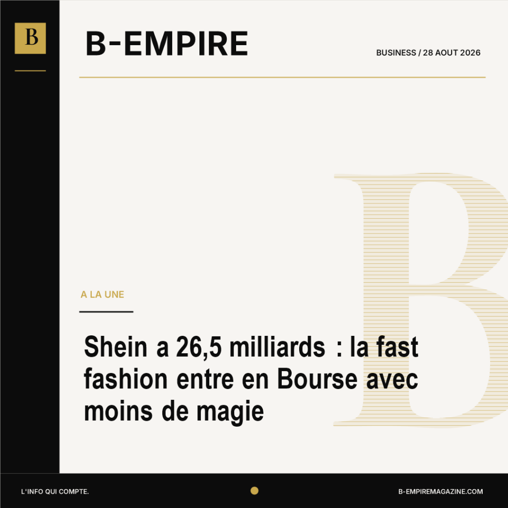 Shein a 26,5 milliards : la fast fashion entre en Bourse avec moins de magie