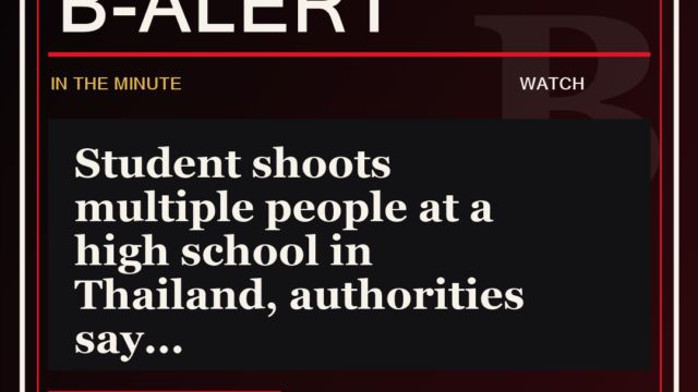 Student shoots multiple people at a high school in Thailand, authorities say - B-Alert