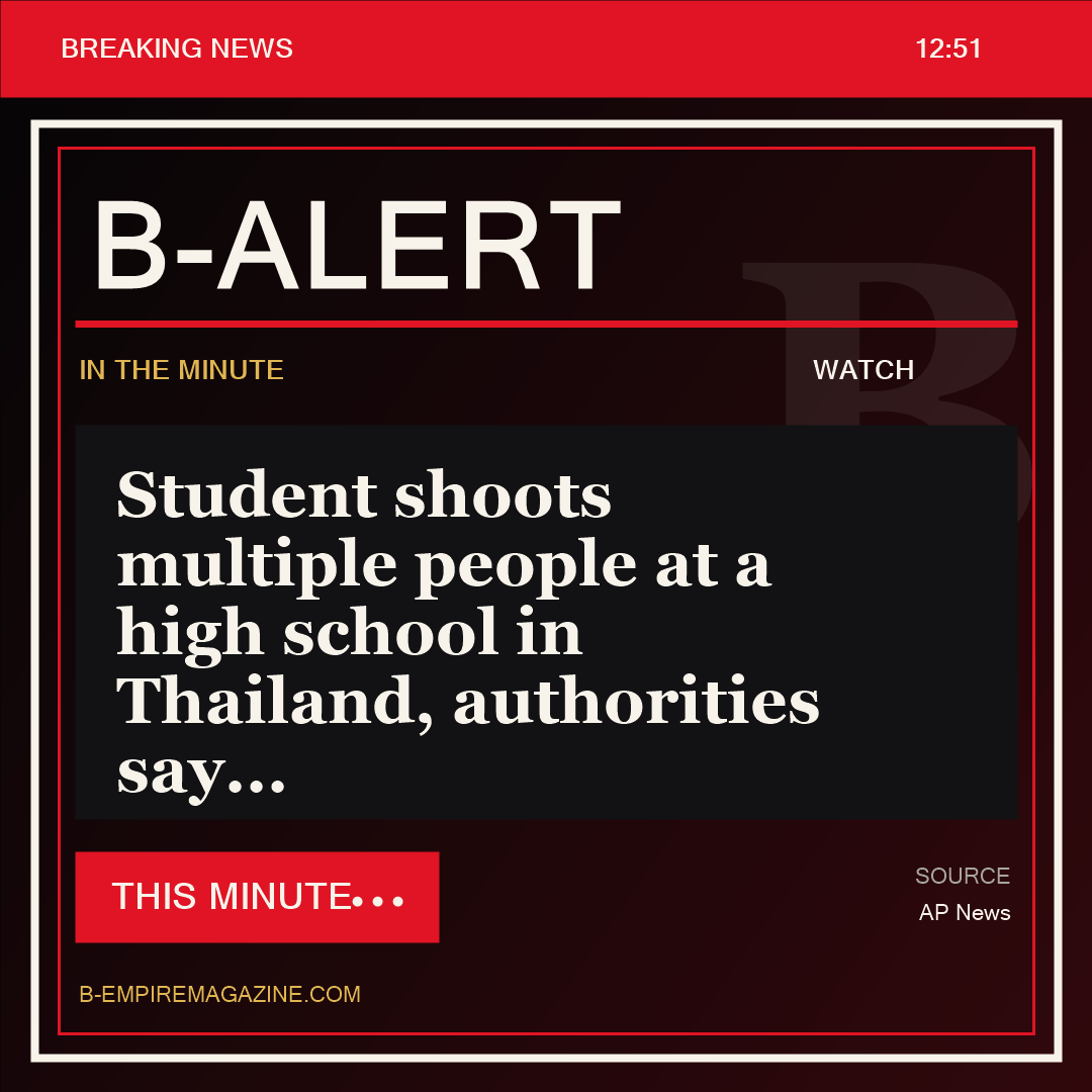 Student shoots multiple people at a high school in Thailand, authorities say - B-Alert