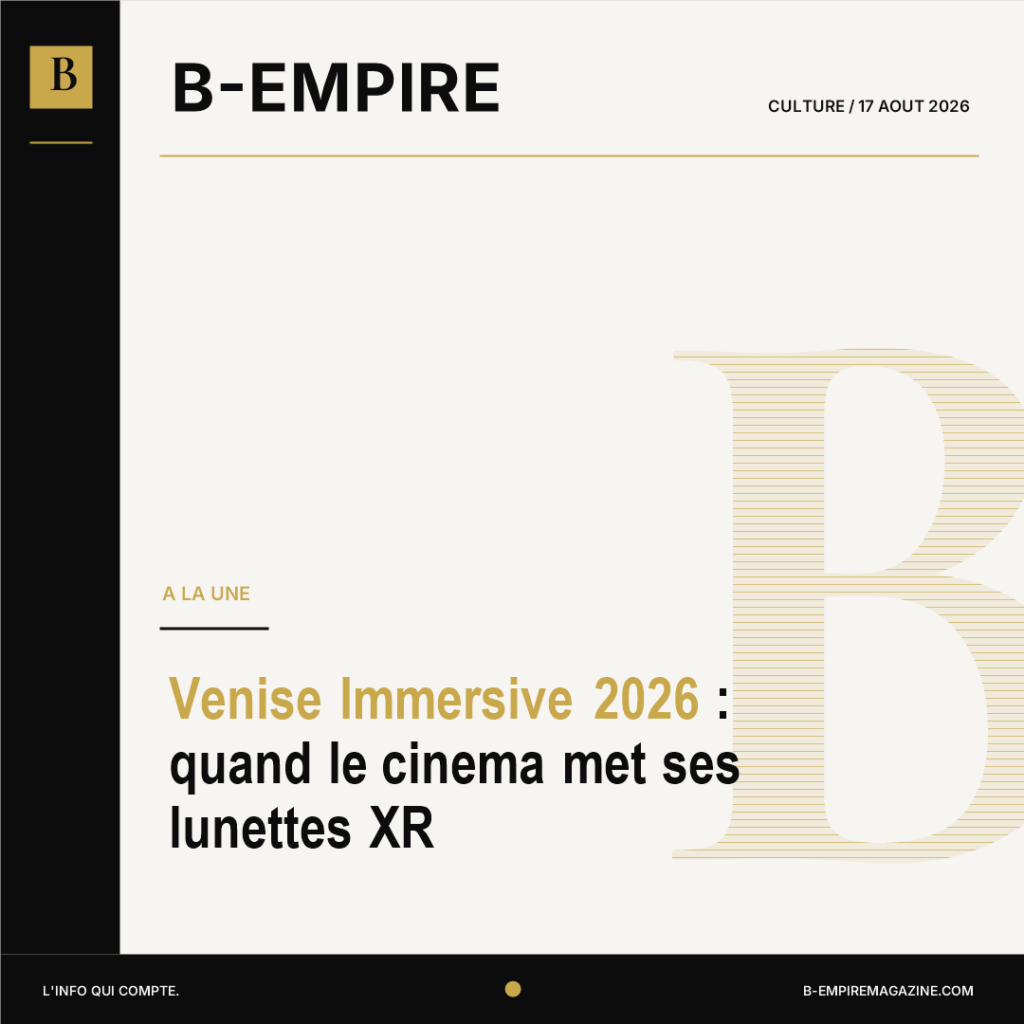 Venise Immersive 2026 : quand le cinema met ses lunettes XR