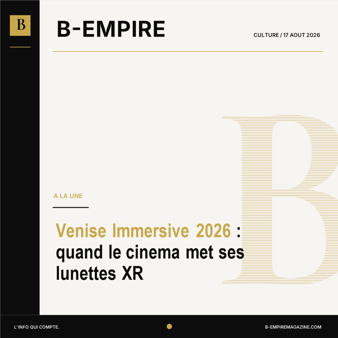 Venise Immersive 2026 : quand le cinema met ses lunettes XR