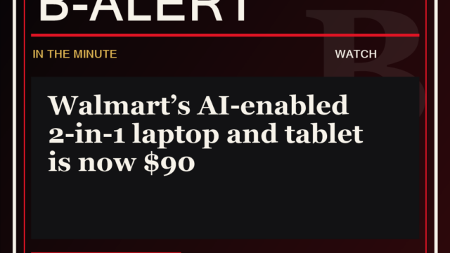 Walmart’s AI-enabled 2-in-1 laptop and tablet is now $90 - B-Alert