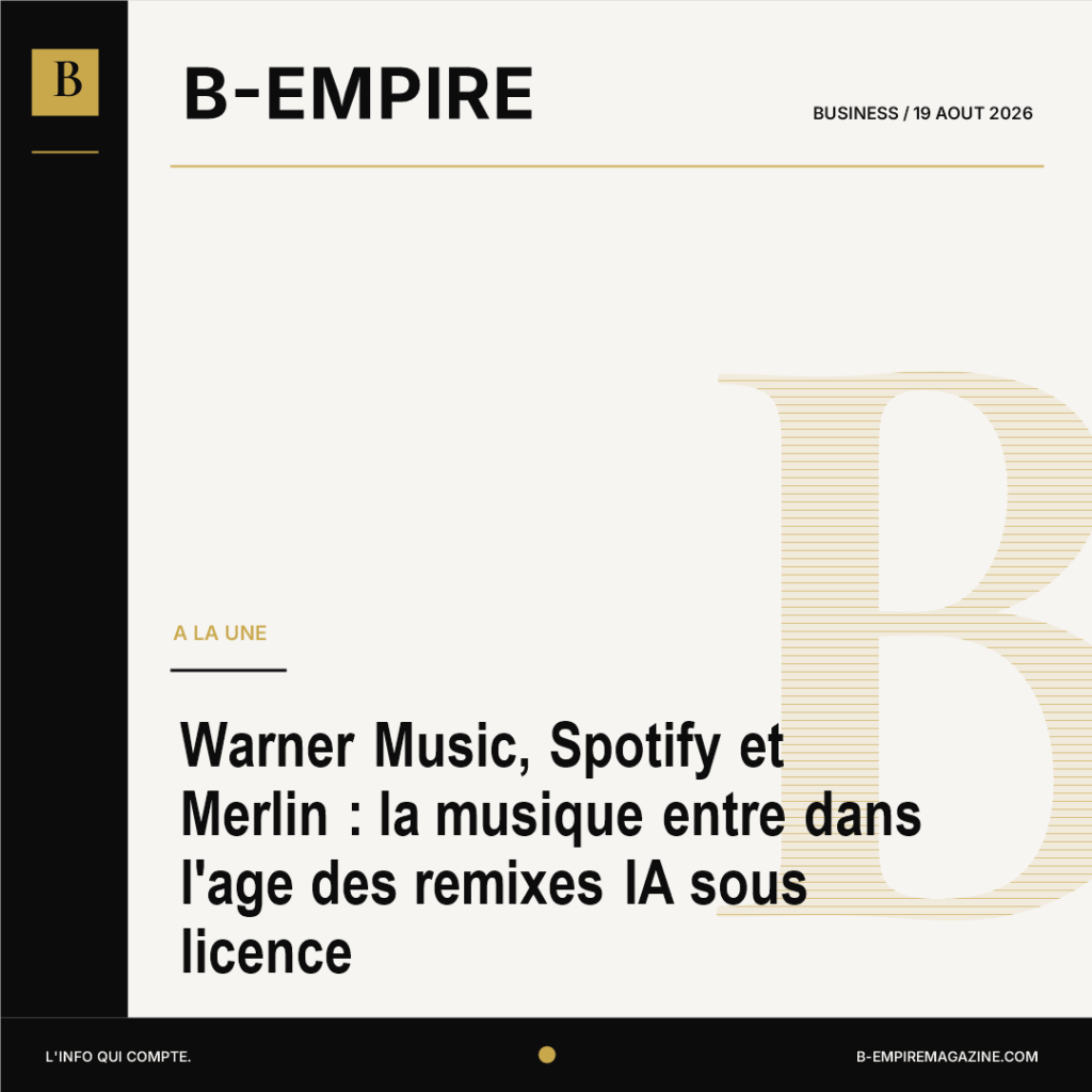 Warner Music, Spotify et Merlin : la musique entre dans l'age des remixes IA sous licence