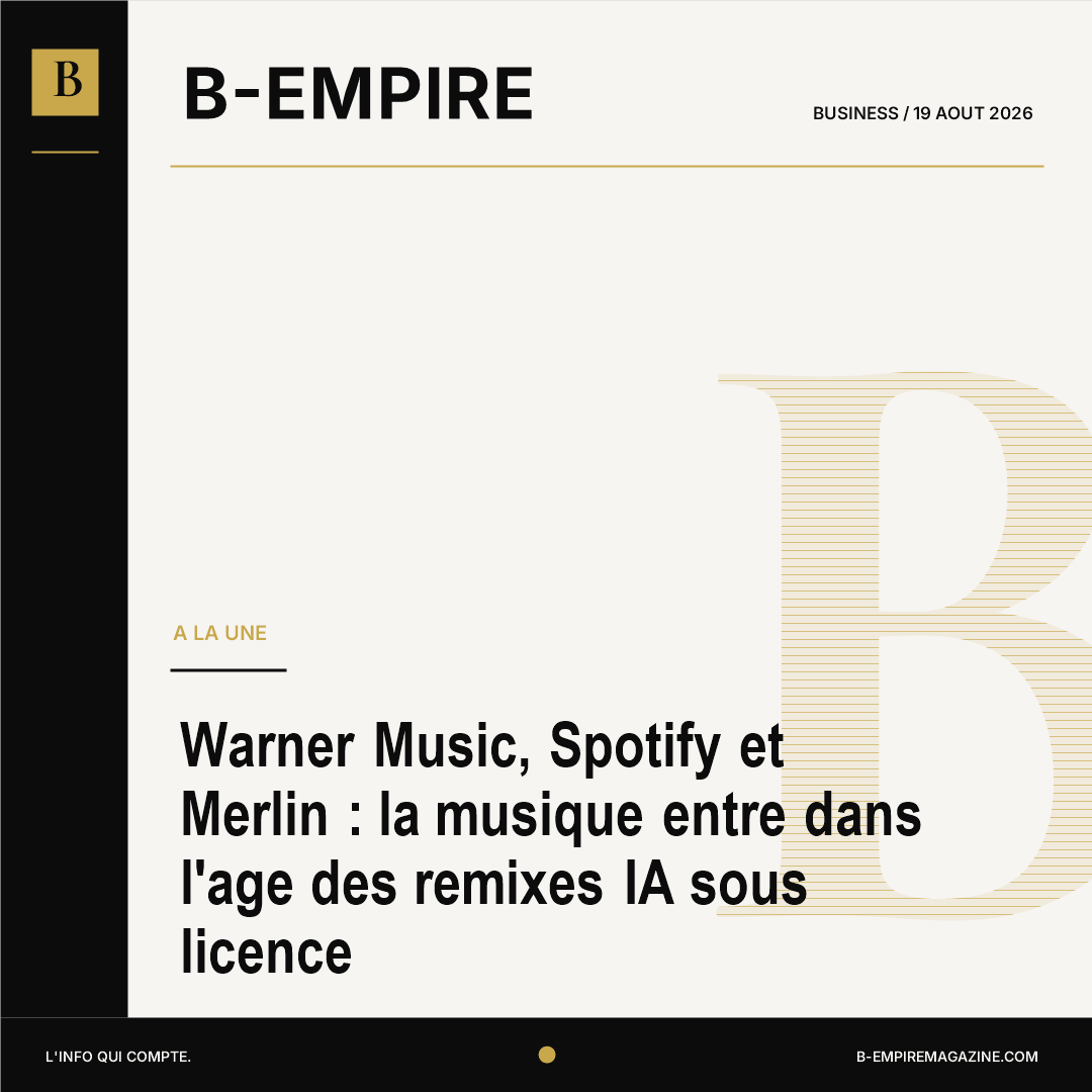 Warner Music, Spotify et Merlin : la musique entre dans l'age des remixes IA sous licence