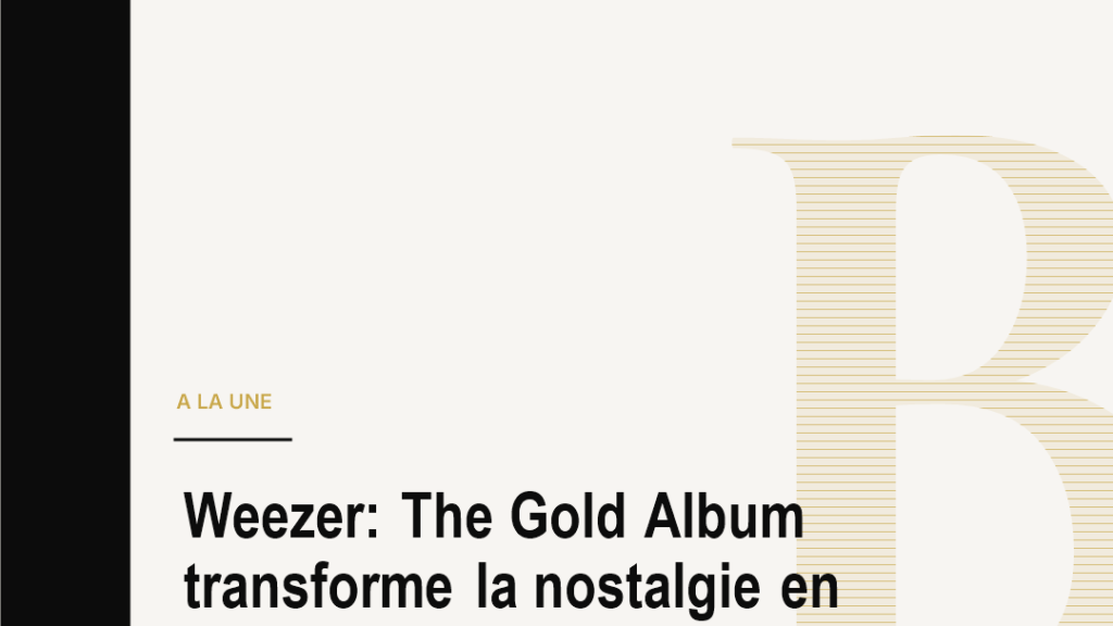 Weezer: The Gold Album transforme la nostalgie en tableau de bord