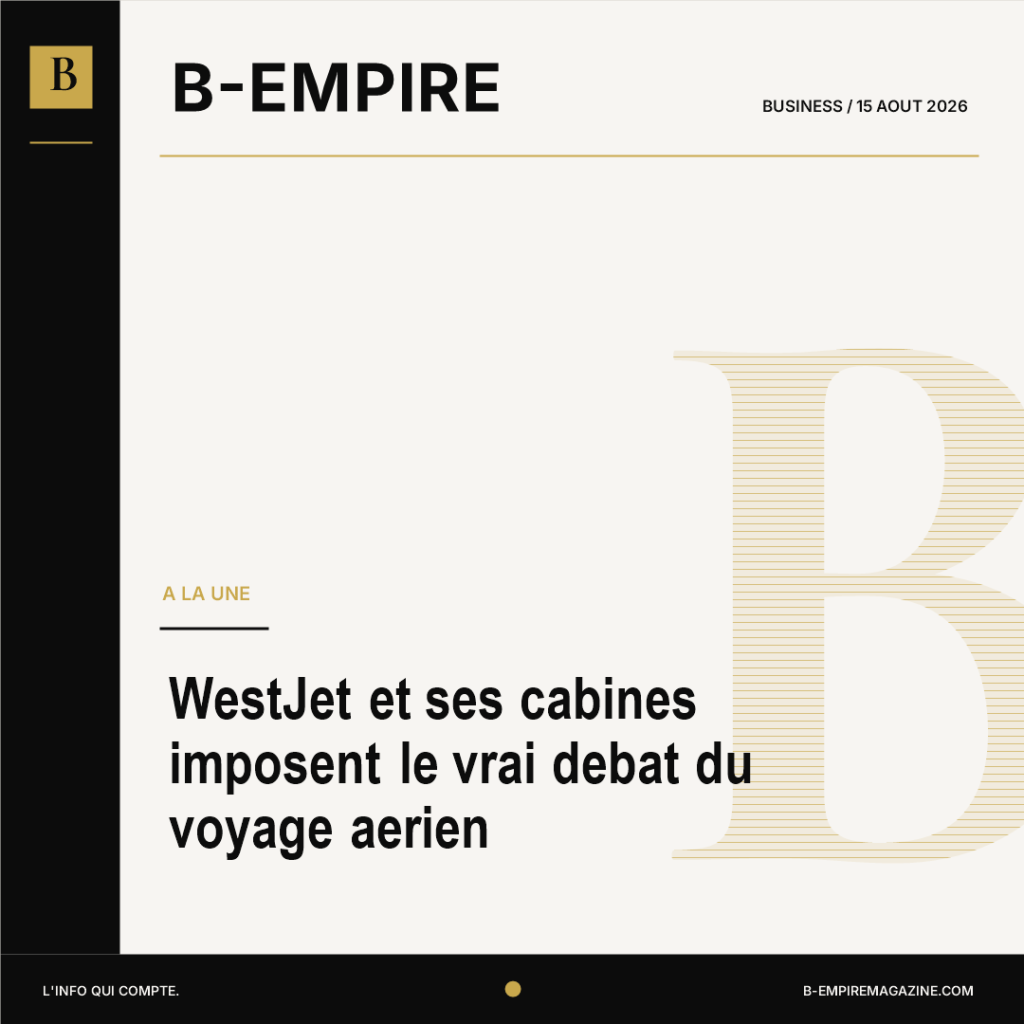 WestJet et ses cabines imposent le vrai debat du voyage aerien