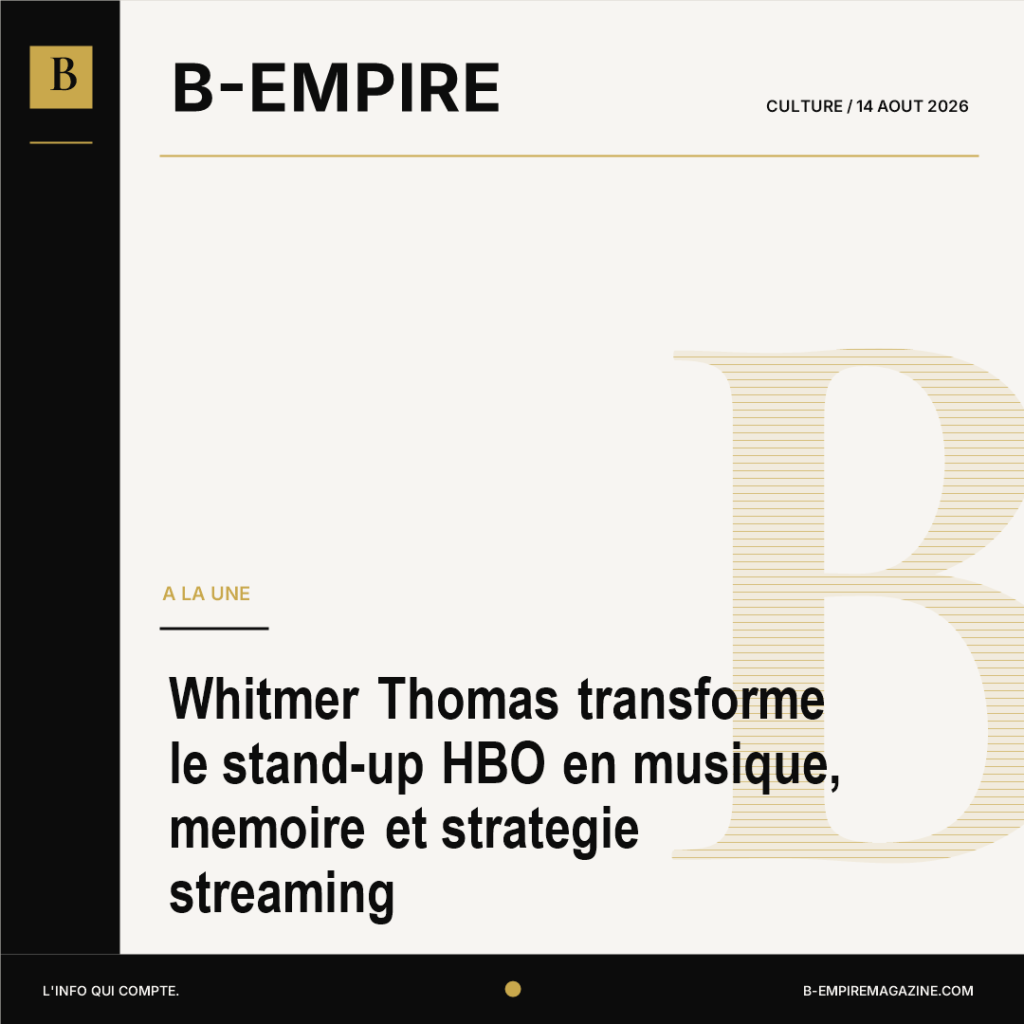 Whitmer Thomas transforme le stand-up HBO en musique, memoire et strategie streaming