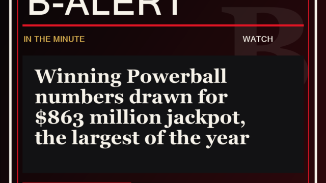 Winning Powerball numbers drawn for $863 million jackpot, the largest of the year - B-Alert