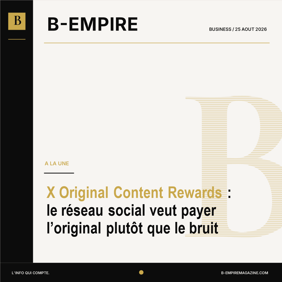 X Original Content Rewards : le réseau social veut payer l’original plutôt que le bruit