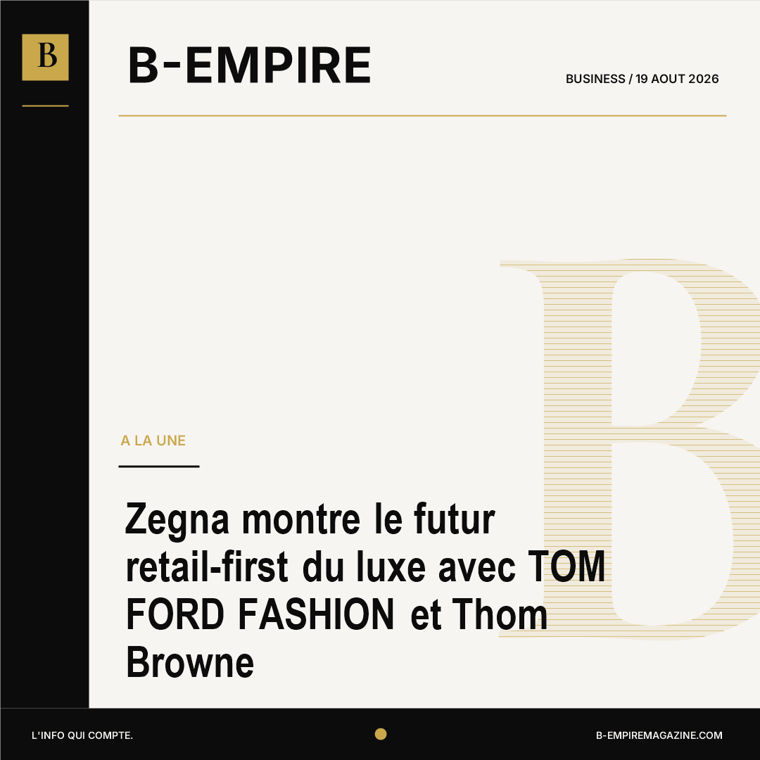 Zegna montre le futur retail-first du luxe avec TOM FORD FASHION et Thom Browne