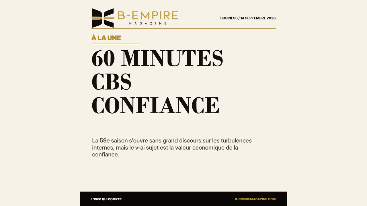 60 Minutes revient sur CBS : Paramount teste le business de la confiance