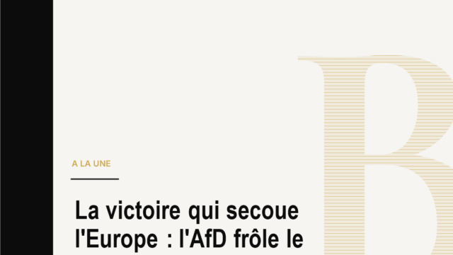 La victoire qui secoue l'Europe : l'AfD frôle le pouvoir en Saxe-Anhalt