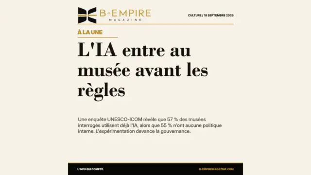 L'IA entre au musée avant les règles