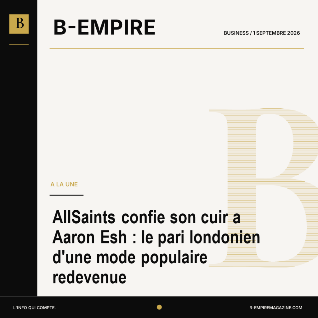 AllSaints confie son cuir a Aaron Esh : le pari londonien d'une mode populaire redevenue
