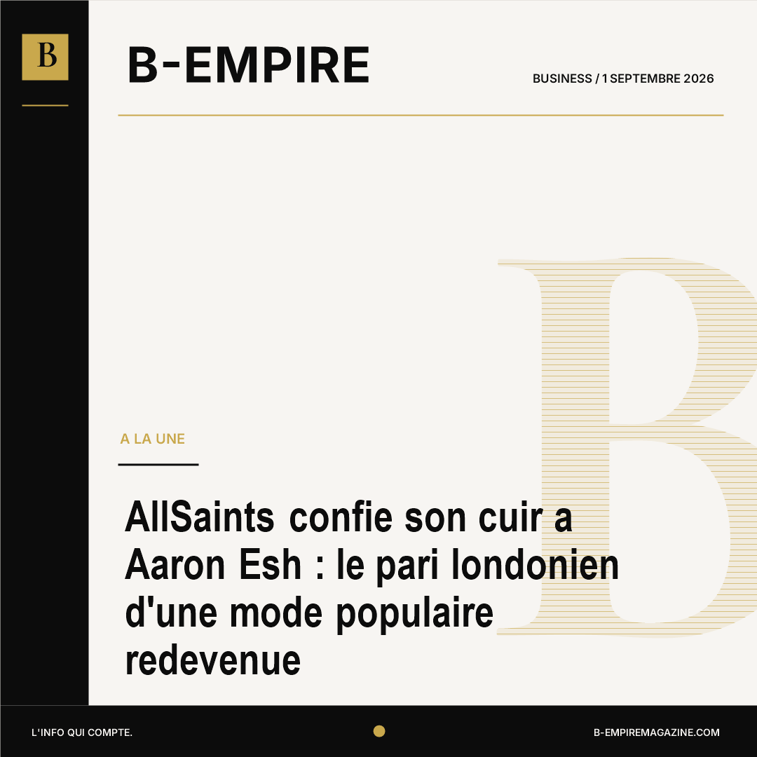 AllSaints confie son cuir a Aaron Esh : le pari londonien d'une mode populaire redevenue