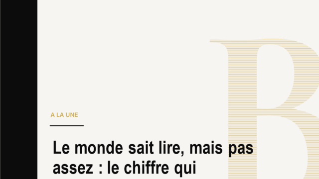 Le monde sait lire, mais pas assez : le chiffre qui assombrit 60 ans de progrès