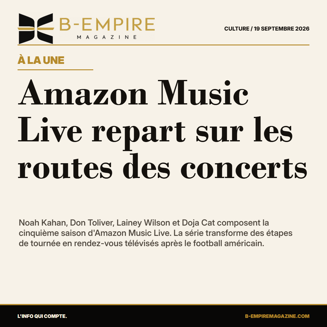 Amazon Music Live repart sur les routes des concerts