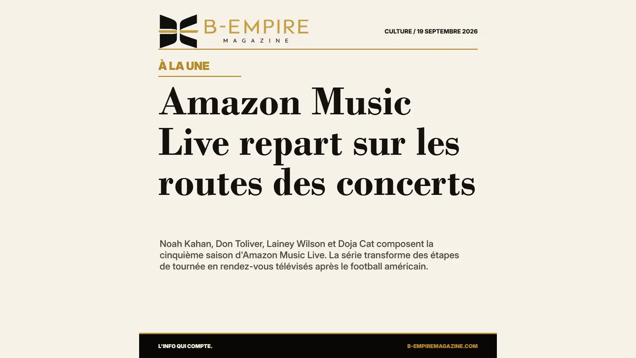 Amazon Music Live repart sur les routes des concerts