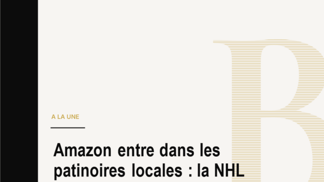 Amazon entre dans les patinoires locales : la NHL bascule un peu plus vers le streaming