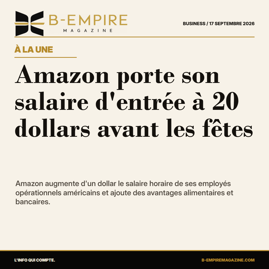 Amazon porte son salaire d'entrée à 20 dollars avant les fêtes