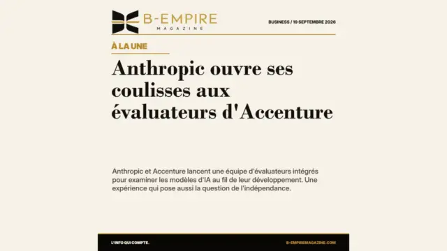 Anthropic ouvre ses coulisses aux évaluateurs d'Accenture