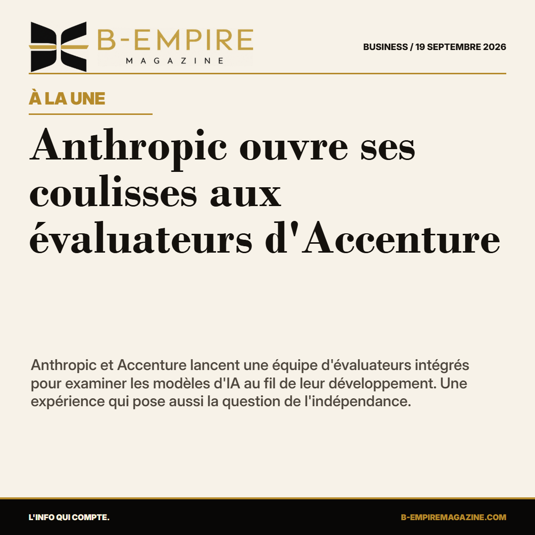 Anthropic ouvre ses coulisses aux évaluateurs d'Accenture
