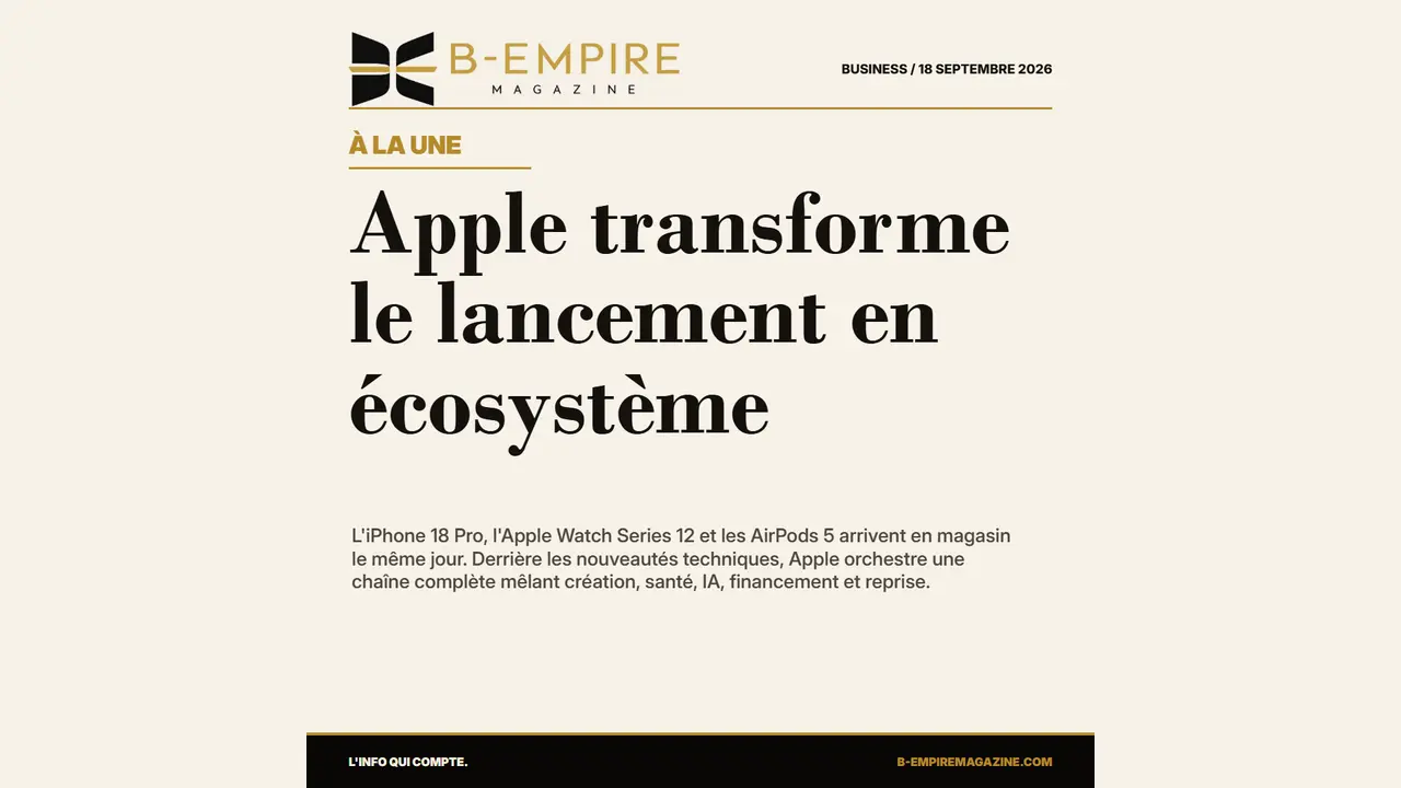 Apple transforme le lancement en écosystème